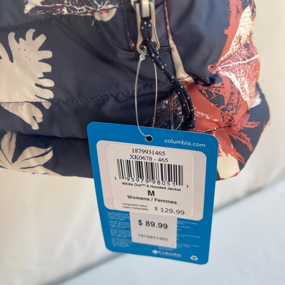 Columbia Omni Heat hooded jacket size M new with tag $ 129 . - Picture 3 of 11